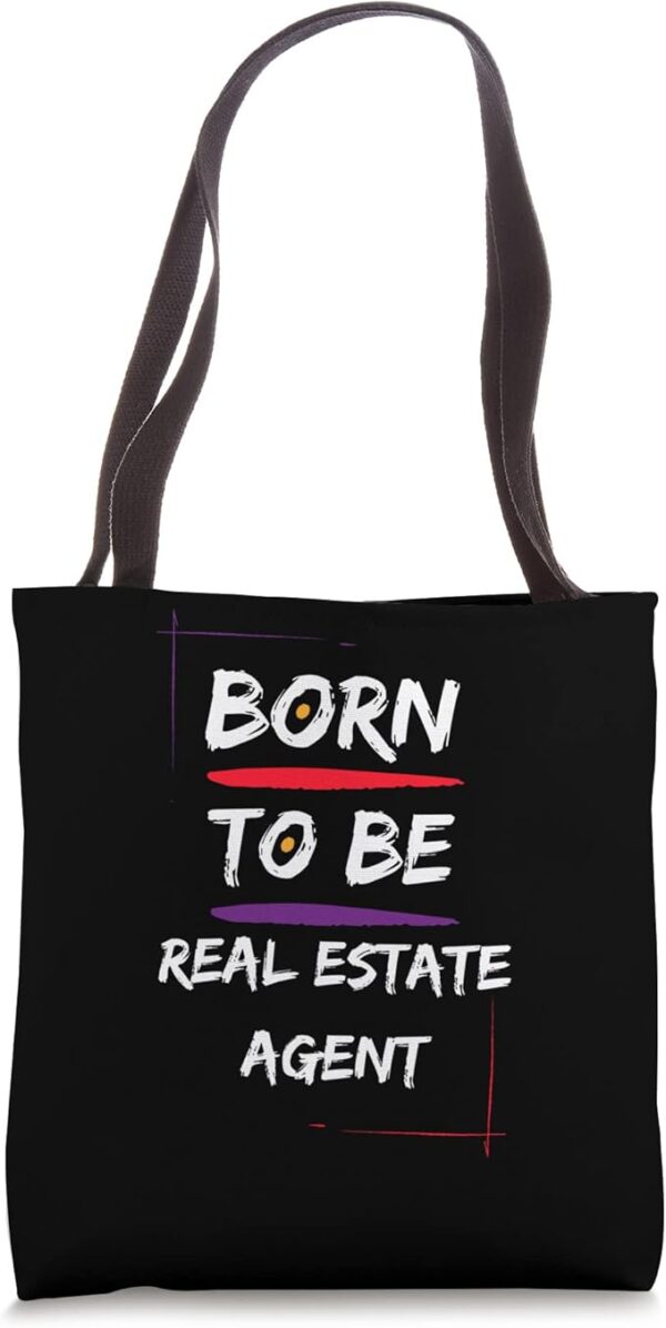 Born to be a Real Estate Agent Tote Bag - Image 2