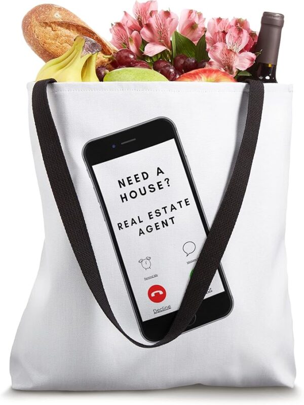 Need a house Salesperson Agent Cell Phone Image Just Call Tote Bag